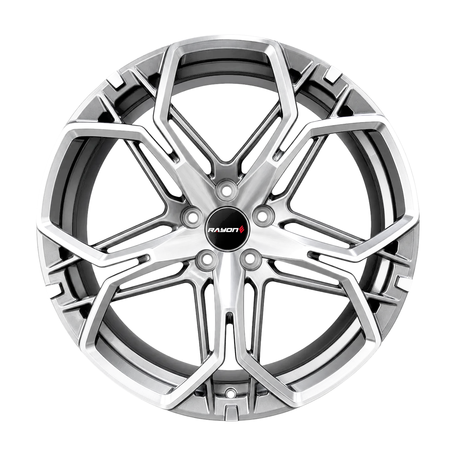RAYONE custom forged alloy wheel on transparent background