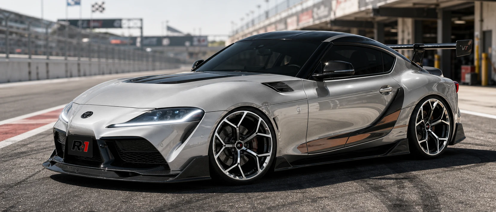 R-1 performance wheels fitted to Toyota Supra