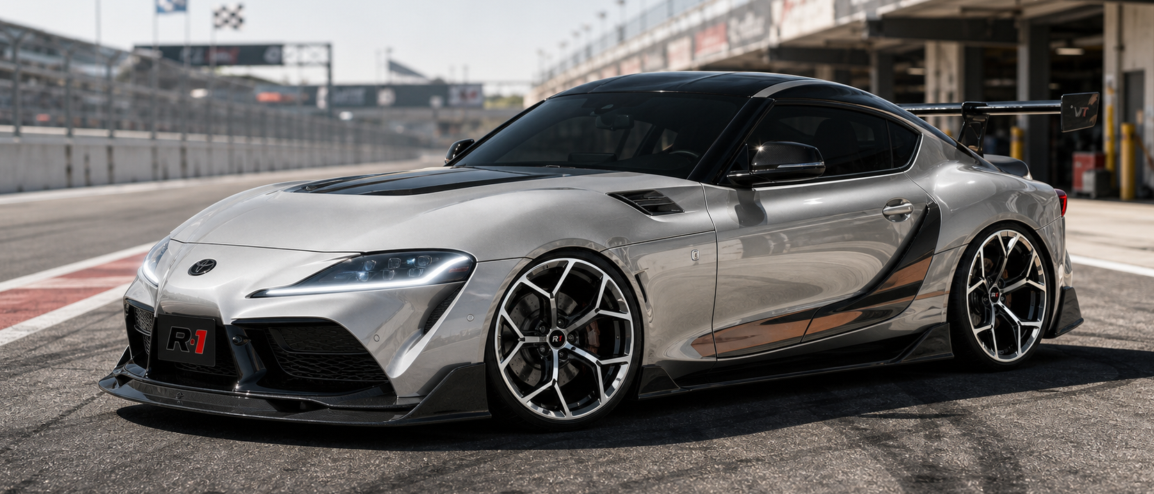 R-1 performance wheels fitted to Toyota Supra