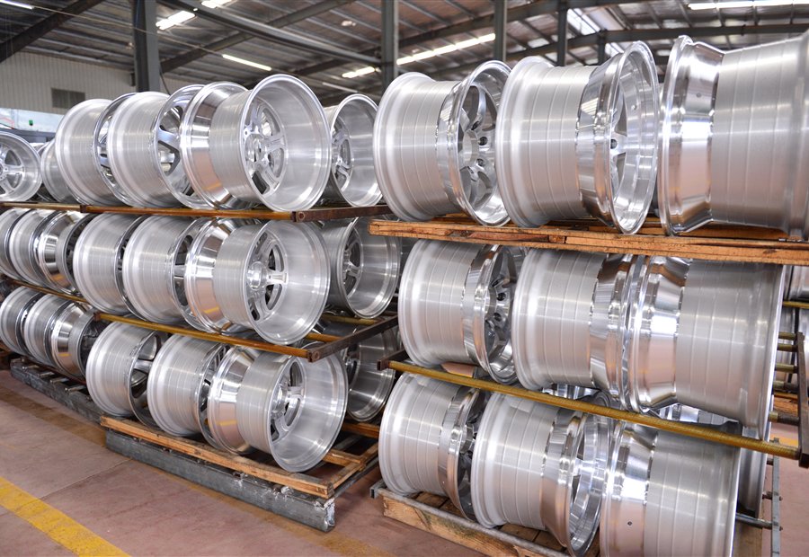 RAYONE sample wheel rack and production inventory
