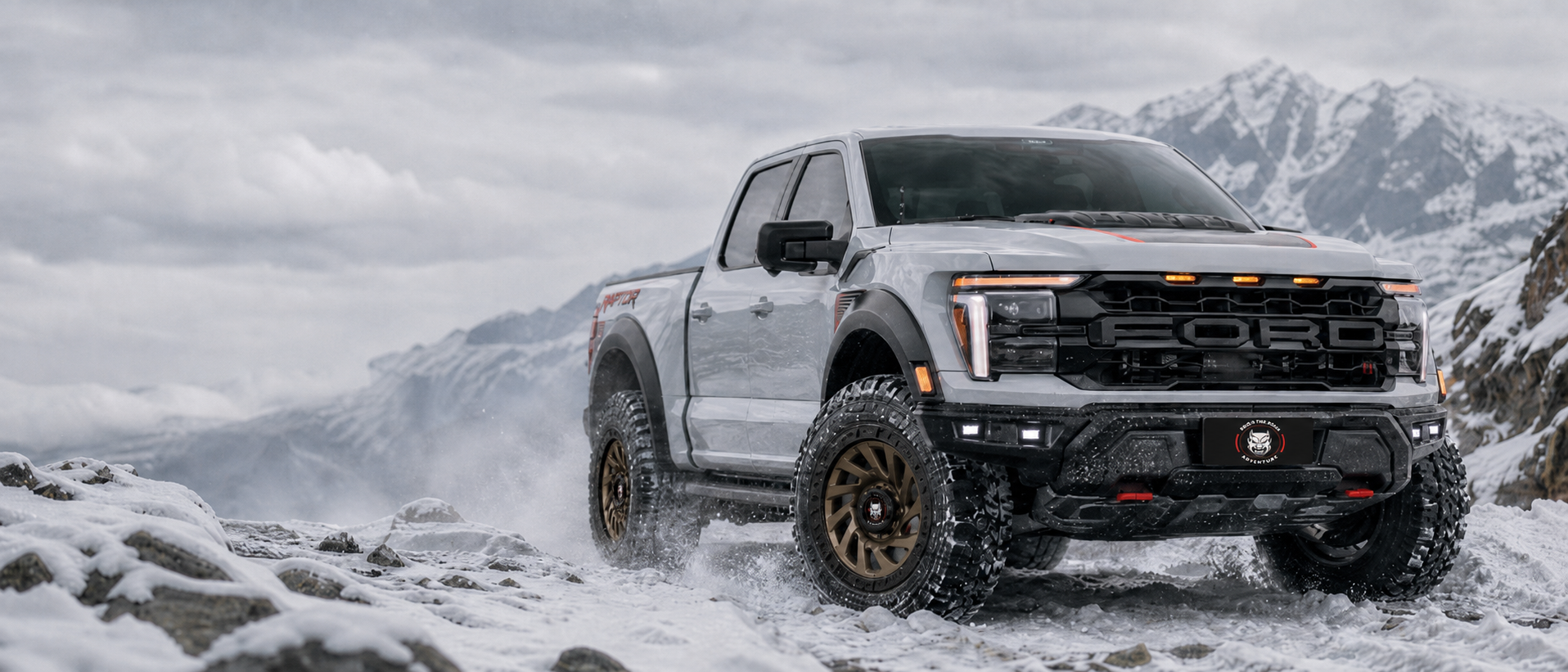 ROR off-road wheels fitted to Ford Raptor