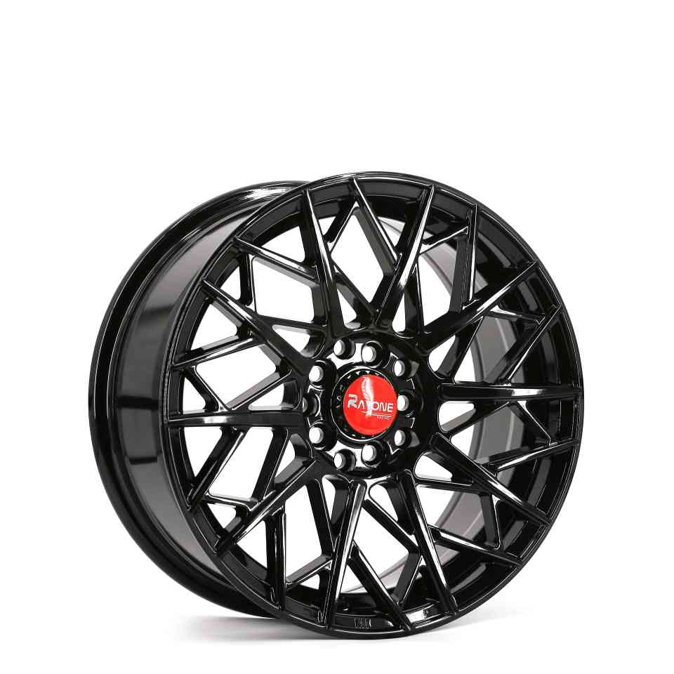 China Rayone Racing 682 15inch 16inch 17inch Matt Black Mesh